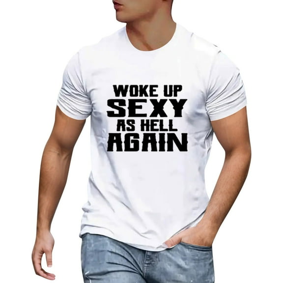 Big and Tall Shirts for Men Casual Soft And Comfortable Small Printed T Shirt With Rund Neck Short Sleeves Shirts for Man T Shirt Pack Men Custom Mens Pack Mens Large Tall Long 2XL