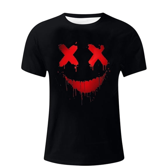 Big and Tall Shirts for Men Funny Graphic T Shirt Summer Casual Sports Tee For Active Band T Shirts Tall Man Big Large Shirt Pack Men Plain Running Pack V 3XL