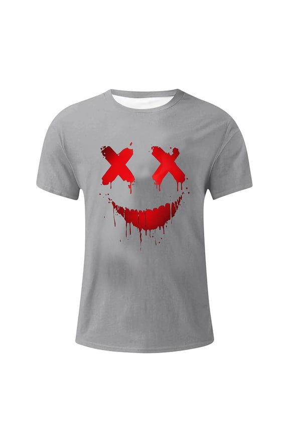 Big and Tall Shirts for Men Funny Graphic T Shirt Summer Casual Sports Tee For Active Band T Shirts Tall Man Big Large Shirt Pack Men Plain Running Pack V XL