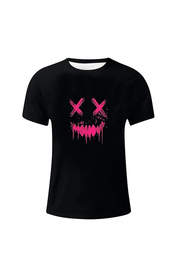 Big and Tall Shirts for Men Funny Graphic T Shirt Summer Casual Sports Tee For Daily Wear Lightweight Humor Shirt Men's Shirts Soft T Exchange Men 2xl Tall Mens Mens Tops Tee 2XL