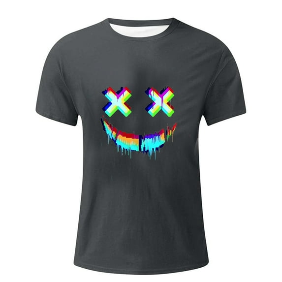 Big and Tall Shirts for Men Funny Graphic T Shirt Summer Casual Sports Tee For Daily Wear Lightweight Humor Shirt Thin T Shirts Men Dry Blend Pack Mens Plain Extra Large Beaded Turtleneck M