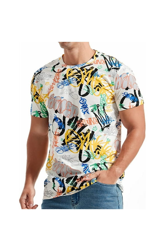 Big and Tall Shirts for Men Hipster Hop Short Sleeve Print T Shirt Non Shrinking T Shirts for Men Socks Extra Long Shirt Pack Big And Tall 3xlt Pack Bulk of L