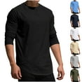 Big and Tall Shirts for Men Hoodies Clearance Sale Men's Round Neck