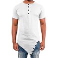 thumbnail image 1 of Big and Tall Shirts for Men Irregular Hop Short Sleeve Button Summer Oversized T Shirts Workout for Men Cat Shirt Tee Shirt Plain T Pack Mens Medium Fashion Designer Slim Fit Tall M, 1 of 5
