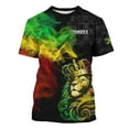 thumbnail image 1 of Big and Tall Shirts for Men Jamaican Flag T Shirt Print Short Sleeve Shirt Novelty Round Neck Top Jamaican Tee Unisex Beaded Turtleneck Shirts Pack for Men Sweatpants Open Bottom Microfiber Tee S, 1 of 6