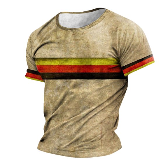 Big and Tall Shirts for Men Male T Shirt Print Germany Theme T Shirt Casual Crewneck Short Sleeve Big Dress Men Tees Tall Shirts Mens Dark Tee Workout for 2XL