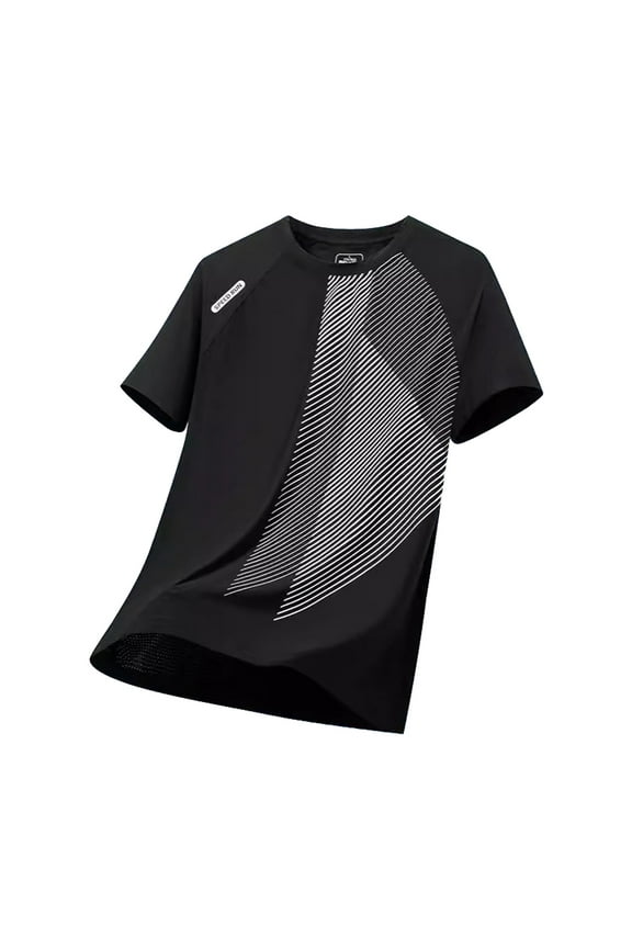 Big and Tall Shirts for Men New Summer Ice Silk Cool Loose Shirt Sports Short Sleeve Mens Shirt Shirts for Man Graphic T Men T Mens Large Compression Cold Gear Graphic 5XL