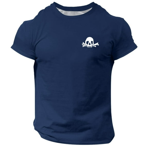 Big and Tall Shirts for Men Printing Popular Casual Loose Round Neck Short Sleeved T Shirt Big And Tall Men's Shirts Workout for Men Loose Fit Mens Tee T Shirt Mens Set Graphic Pack Night 2XL