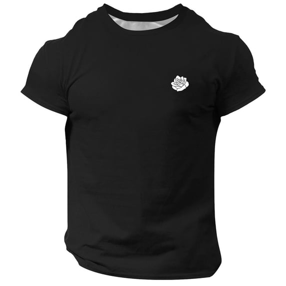 Big and Tall Shirts for Men Printing Popular Casual Loose Round Neck Short Sleeved T Shirt Graphic T Shirt Men Tee Medium Shirts for Turtle Neck Top Pack Man Bulk Striped XL