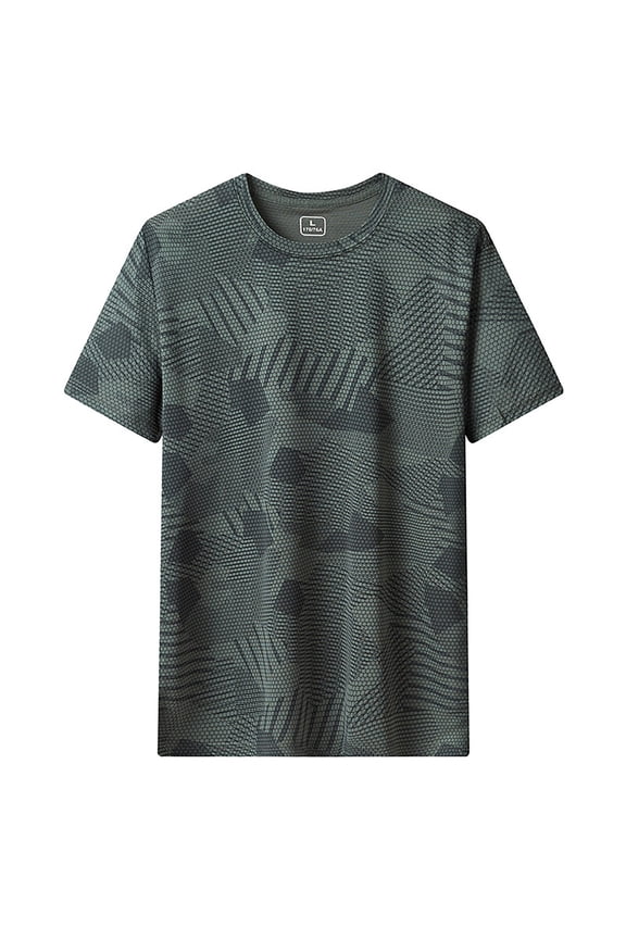 Big and Tall Shirts for Men Short Sleeved T Shirt Men's Thin Ice Silk Quick Drying Short Sleeved Quick Drying Sports Half Inside The Sportswear Casual Mens T Shirt Packs Mans Shirts Big And Tall 4XL