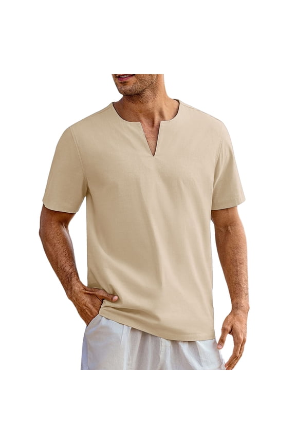 Big and Tall Shirts for Men Summer British Mens Shirt Solid Color Short Sleeve Youth Popular Leisure Shirt Mens T T Shirts Long Men Bulk Pack of Bulk Medium for Slim Fit 2XL