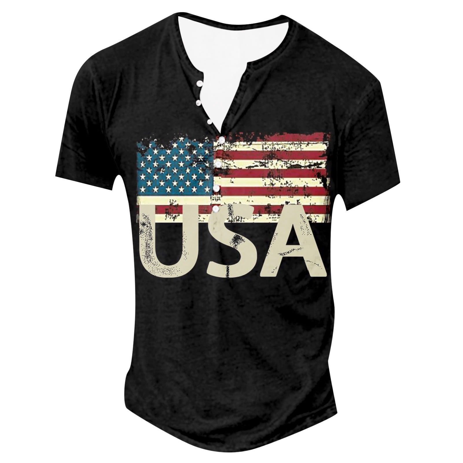 Men's Big and Tall Shirts Black - Small Tab