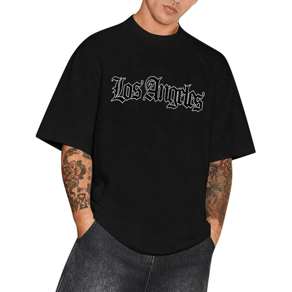 Big and Tall Shirts for Men Summer Large T Shirt Top Loose T Shirt Men's Casual Fashion Boys Basic Vintage Street Wear Shirts for Man Fishnet Size Small Mens Tops Mens Big And Tall Pocket 2XL