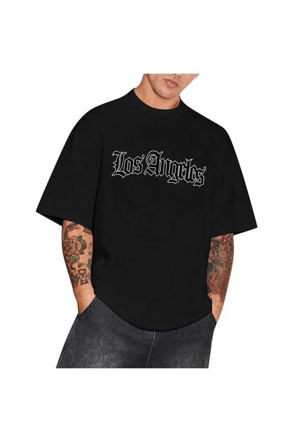 Big and Tall Shirts for Men Summer Large T Shirt Top Loose T Shirt Men's Casual Fashion Boys Basic Vintage Street Wear Shirts for Man Fishnet Size Small Mens Tops Mens Big And Tall Pocket 3XL