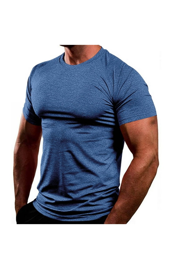Big and Tall Shirts for Men Summer Round Neck Short Sleeve Men's Home Leisure Sports T Shirt Big And Tall T Shirts for Men 3xlt Mens Fashion Designer Slim Fit Bulk Exchange S