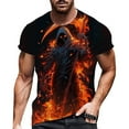 thumbnail image 1 of Big and Tall Shirts for Men T Shirt Classic Men's Shirt For The Core Of Men's Clothing Tee Shirts Mens Striped Long Sleeved Men Large V Neck T Large Tall Big And XL, 1 of 4