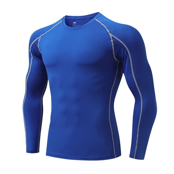 Big and Tall Shirts for Men Tight Fitting Fitness Sports Running Training Long Sleeved T Shirt Shirts Pack for Men T Big And Tall Mens Mens Long Turtle Neck Tee Slim Fit M