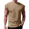 thumbnail image 1 of Big and Tall Shirts for Men Workout Tank Top Sleeveless Shirt Muscle Gym Bodybuilding Fitness Training T Shirts Extra Large Men Set Shirt Big Tee Man Pocket T for Casual M, 1 of 6