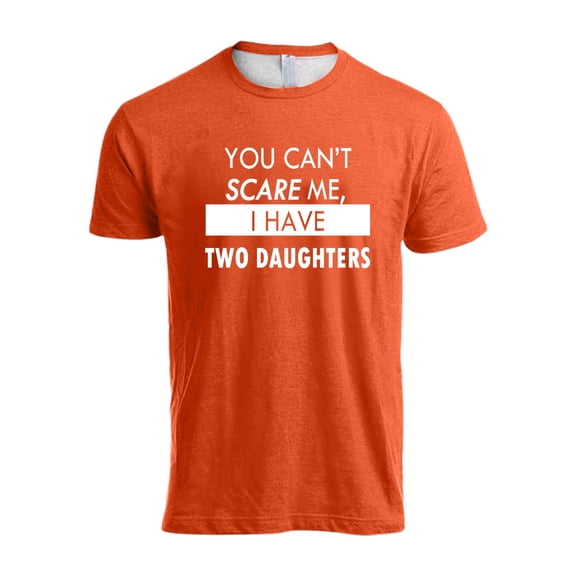 Big and Tall Shirts for Men You Can't Scare Me I Have Kids | Funny Dad Daddy Daughters Children Cute Joke Men T Shirt Mens Foil Top Lightweight T Shirts for Large Turtle Neck Workout Plain XL