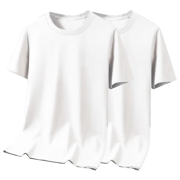 Big And Tall Short Sleeve Solid Crewneck T Shirts For Men Summer Outdoor Streetwear Casual Date Night Travel Weekend Daily Wear Smart Casual Easy Outfit