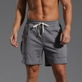 thumbnail image 1 of Big Tall Shorts for Men Athletic Short Cheap Shorts for Men, Gym Men Clothes Camping Shorts for Men Mens Fitness Shorts Men Shorts Workout, Dark Gray, XXL, 1 of 7