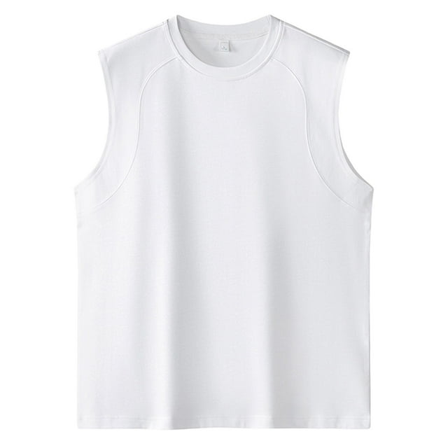 Big and Tall Sleeveless Shirt for Men Clearance Sleeveless Printing