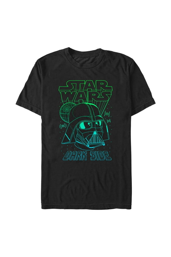 Mens Star Wars Pixel Dark Side T Shirt