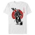 thumbnail image 1 of Big & Tall Star Wars The Mandalorian The Child Red Sun Ink Portrait Tee Color: White Size: 4XL, 1 of 3