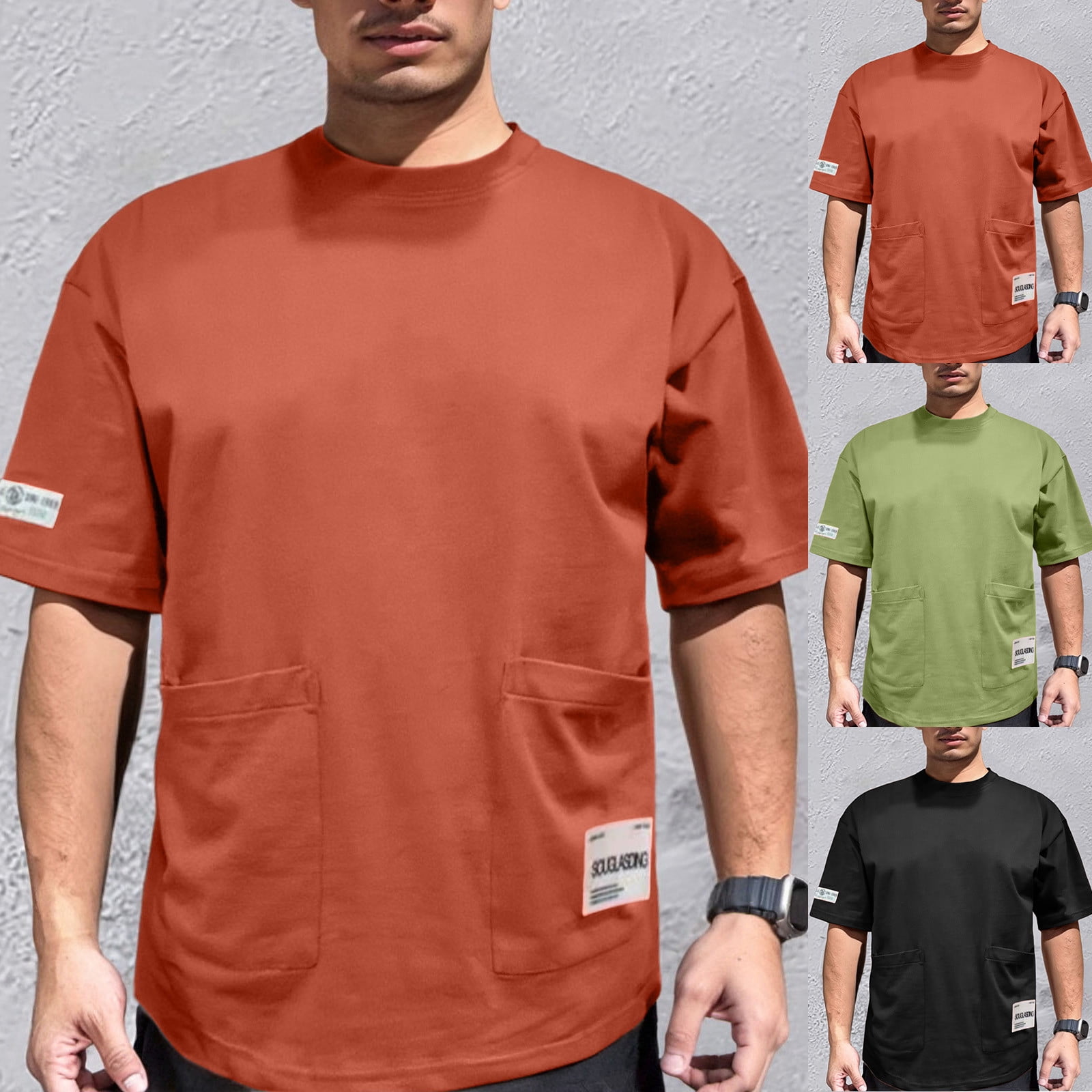 Big and Tall T Shirts for Men 6x Short Sleeve Big and Tall Beach Summer ...
