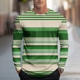 thumbnail image 1 of Big & Tall T Shirts for Men Plus Size M-5X Long Sleeve Crewneck Tees Tops Mens Casual Color Block Pullover Breathable Athletic Workout Tshirts Shirt, 1 of 5