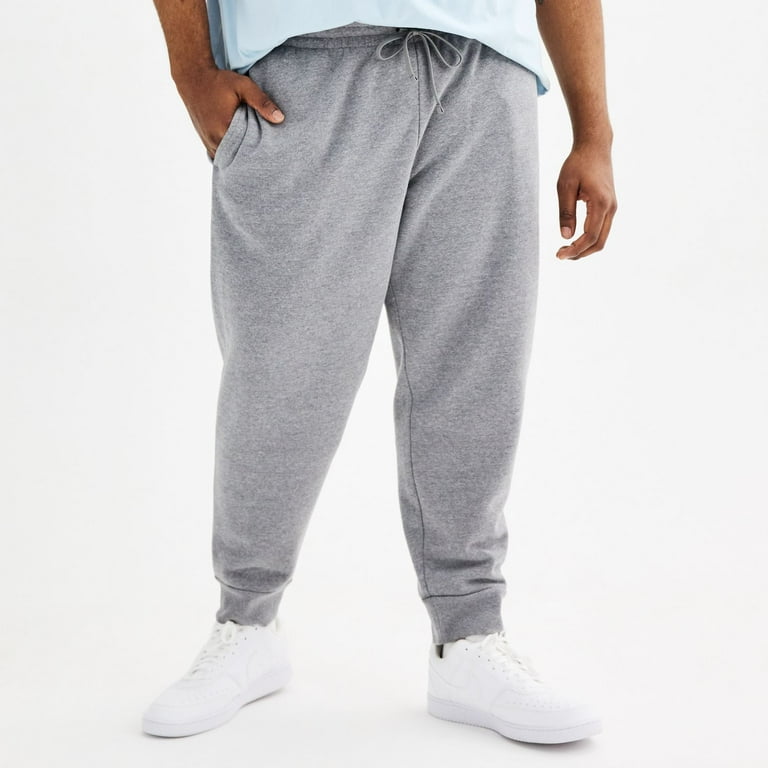 Big Tall Tek Gear Fleece Joggers Color Light Gray Size 3XL TALL Walmart