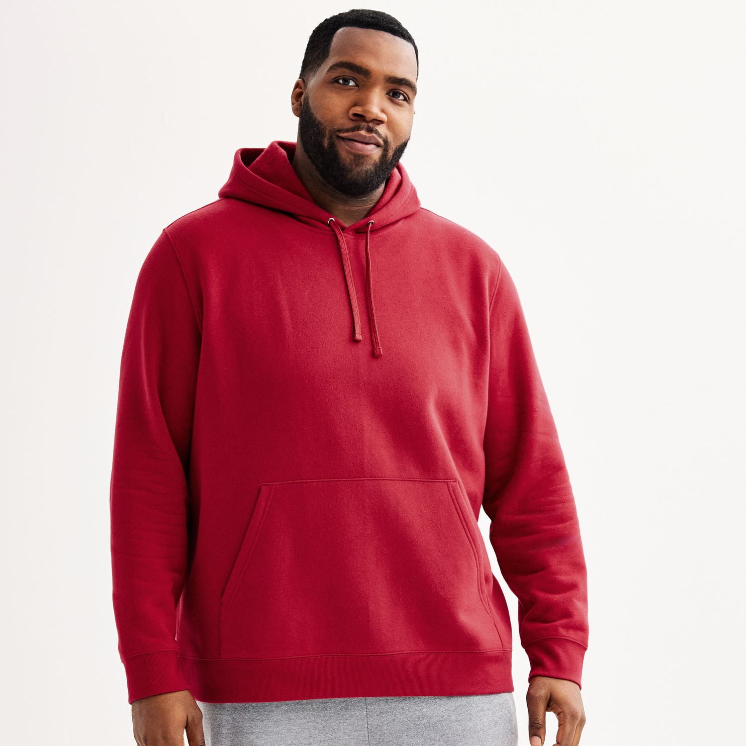 Big Tall Tek Gear Ultra Soft Pullover Hoodie Color Kana Brown Size XL TALL Walmart
