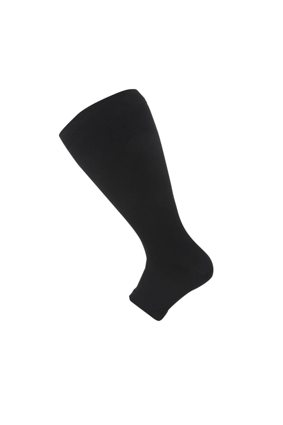 Big & Tall Toeless Socks for Men Plus Size 2X-4X Over-the-Calf Solid Color Stretchy Slim Breathable Athletic Workout Running Long Compression Sock