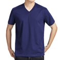 thumbnail image 1 of Big and Tall Tshirts for Men Xl T Shirt Mens Tee Shirts Casual Stylish Summer Cotton V Neck T Shirt Stretch Active Short Sleeve Moisture Wicking Undershirt 2025, 1 of 3