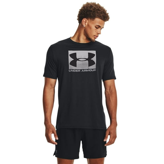 Big & Tall Under Armour Boxed Sportstyle Tee Color: Black Graphite Size: 3XL
