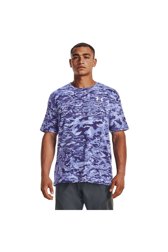 Big & Tall Under Armour Camo Tee Color: Sonar Blue Size: XL TALL