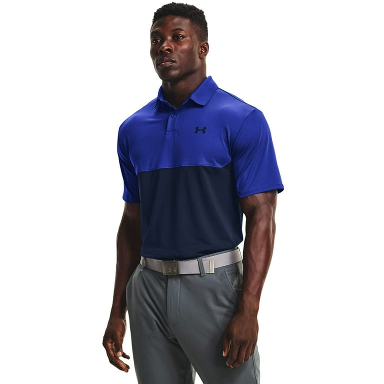 Big Tall Under Armour Classic Fit Performance 2.0 Colorblock Polo Color Royal Academy Size L TALL Walmart