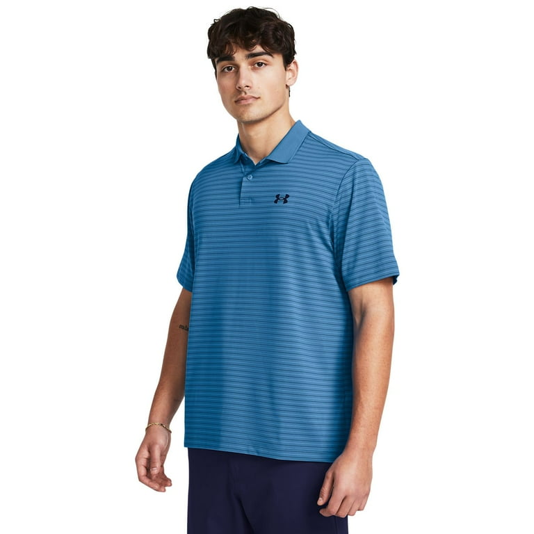 Big Tall Under Armour Classic Fit Striped Performance Polo Color Photon Blue Size XL TALL Walmart