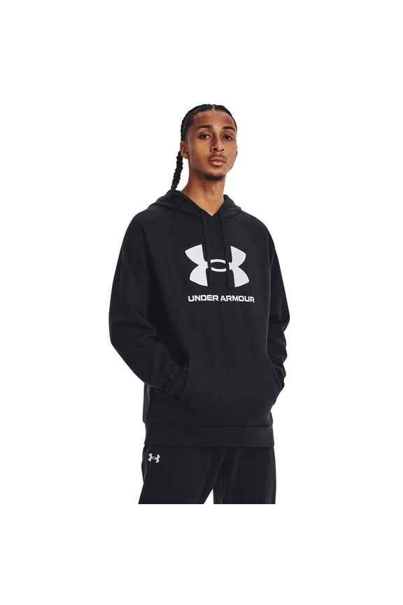 Big & Tall Under Armour Rival Fleece Logo Hoodie Color: Black Size: L TALL