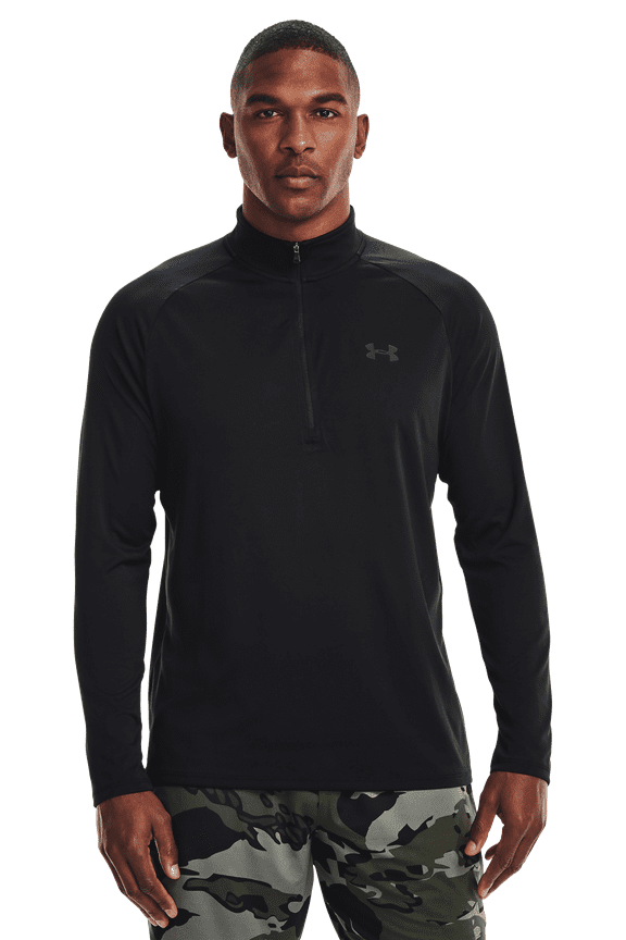 Big & Tall Under Armour Tech 2.0 Half-Zip Top Color: Black Size: 3XL