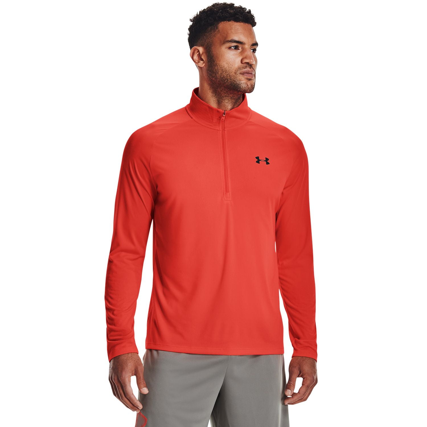 Under Armour Men's UA Tech™ ½ Zip Long Sleeve 3XLT Gray