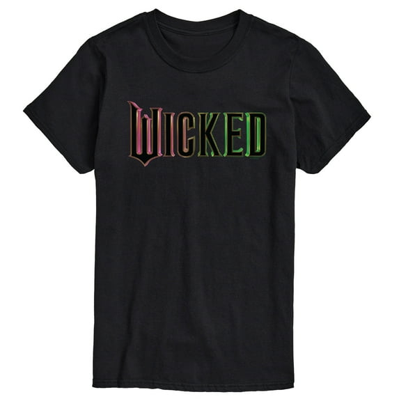 Wicked - theatrical Rainbow Logo - Men's Short Sleeve Graphic T-Shirt