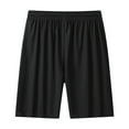 thumbnail image 1 of Big & Tall Wide Leg Gym Shorts for Men Zipper Pockets Loose Athletic Summer Bermuda Shorts with Drawstring, 1 of 6