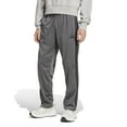 thumbnail image 1 of Big & Tall adidas 3-Stripes Tricot Open Hem Track Pants Color: Gray Size: L TALL, 1 of 4