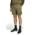 thumbnail image 1 of Big & Tall adidas Essentials Big Logo Single Jersey Shorts Color: Olive Strata Black Size: L TALL, 1 of 4