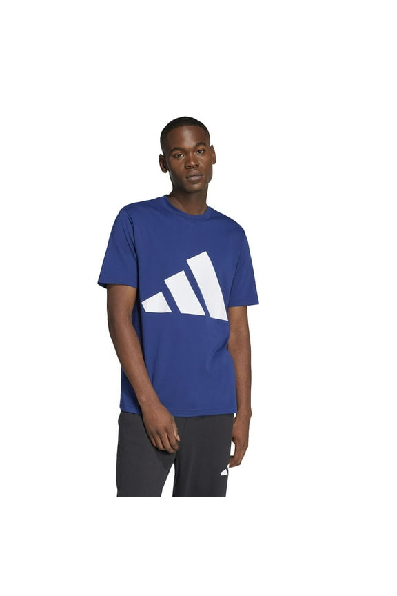 Big & Tall adidas Essentials Big Logo Tee Color: Dark Blue White Size: XXL TALL