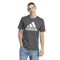 thumbnail image 1 of Big & Tall adidas Essentials Big Logo Single Jersey Tee Color: Dark Gray Black Size: 4XL, 1 of 4