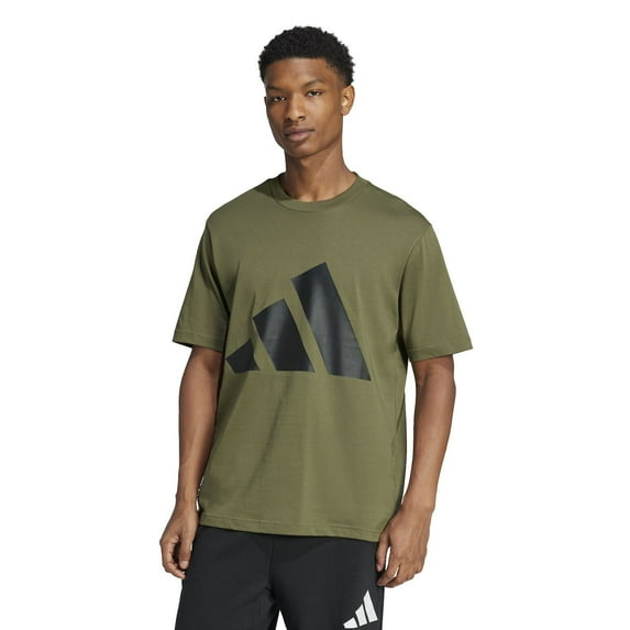 Big & Tall adidas Essentials Big Logo Tee Color: Olive Strata Size: 4XL