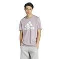 thumbnail image 1 of Big & Tall adidas Essentials Big Logo Tee Color: Preloved Fig Size: XXL TALL, 1 of 4