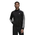 thumbnail image 1 of Big & Tall adidas Tricot Track Jacket Color: Black White Size: 5XL, 1 of 4